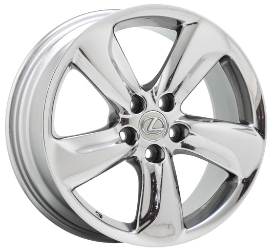 18" Lexus GS350 GS460 Bright Chrome wheel rim Factory OEM single 74210