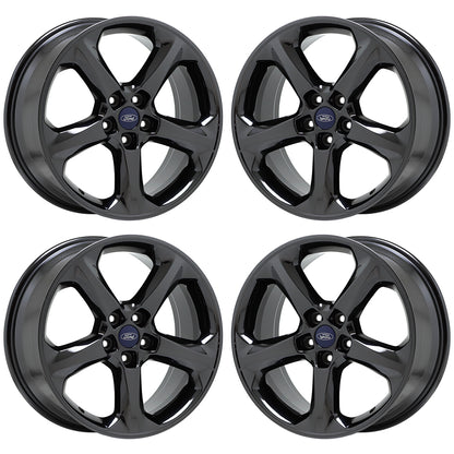 18" Ford Fusion Black Chrome wheels rims Factory OEM set 3959 EXCHANGE