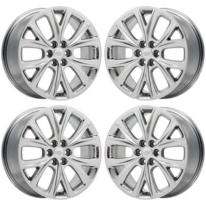20" Cadillac XT5 XT6 Bright Chrome wheels rims Factory OEM GM set 4835 EXCHANGE