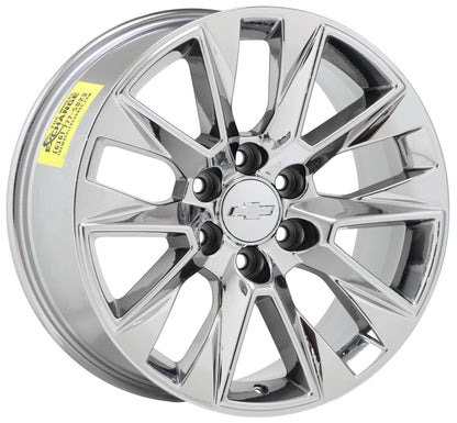 20" Chevrolet Silverado 1500 Bright Chrome wheels rims Factory OEM 5919 EXCHANGE