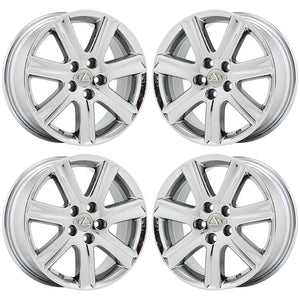 17" Lexus ES350 Bright Chrome wheels rims Factory OEM set 74190