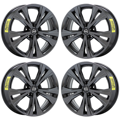 18" Nissan Rogue Black Chrome wheels rims Factory set 62747 EXCHANGE