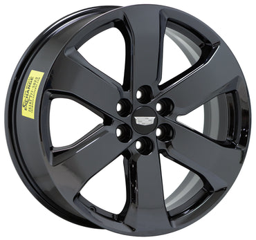 20" Cadillac XT5 SRX Black Chrome wheels rim Factory OEM set 5845