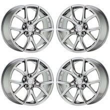 Load image into Gallery viewer, EXCHANGE 20x10 Grand Cherokee SRT Black Chrome wheels rims Factory OEM 9173 set
