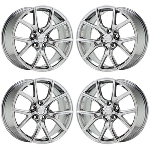 EXCHANGE 20x10 Grand Cherokee SRT Black Chrome wheels rims Factory OEM 9173 set