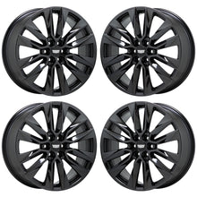Load image into Gallery viewer, EXCHANGE 21&quot; Cadillac XT6 Black Chrome wheels rims Factory OEM GM set 4 4851
