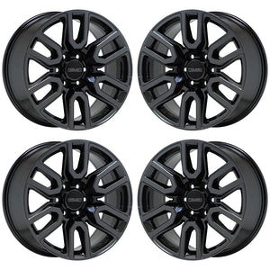 20" GMC Sierra Yukon 1500 Black Chrome wheels rims Factory OEM 2019 2020 GM 5914