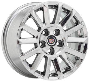17" Cadillac CTS sedan PVD Chrome wheels rims Factory OEM GM set 4 4668