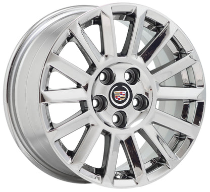 17" Cadillac CTS Sedan Bright Chrome wheels rims Factory OEM GM set 4 4668
