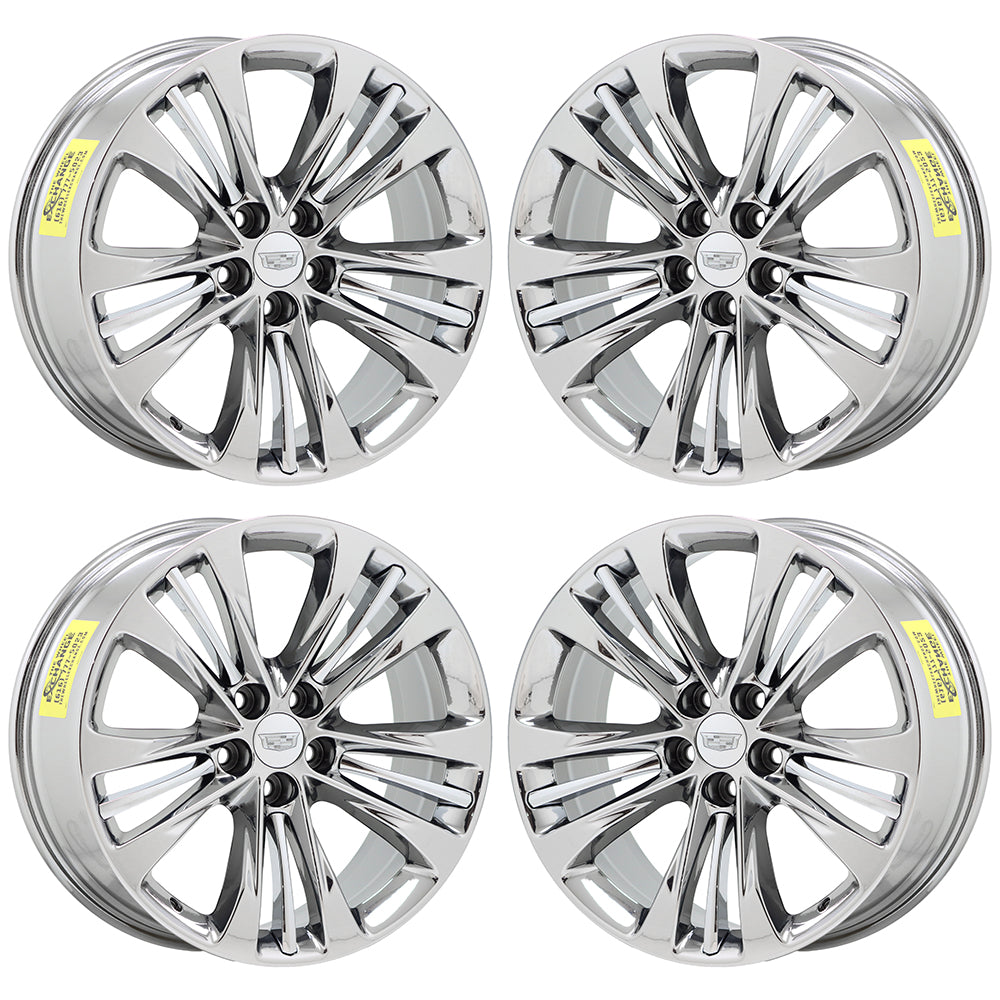 20" Cadillac CT6 Bright Chrome wheels rims Factory OEM GM set 4764 EXCHANGE