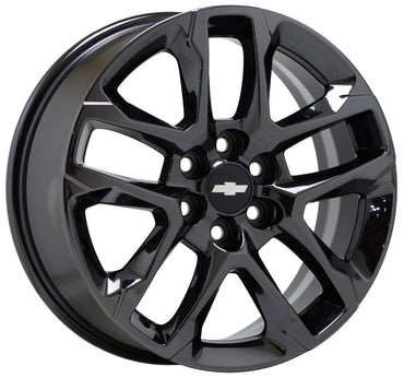 18" Chevrolet Traverse Black Chrome wheels rims Factory OEM set 5843