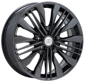 EXCHANGE 20" Infiniti QX60 PVD Black Chrome wheels rims OEM set 4 73810
