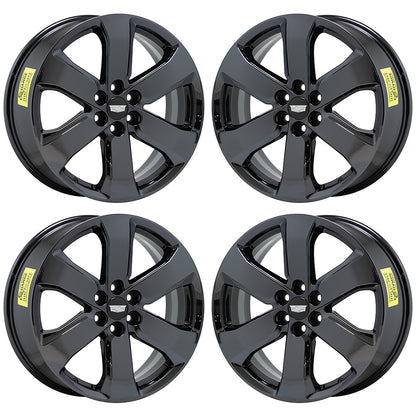 20" Cadillac XT5 SRX Black Chrome wheels rims Factory OEM set 5845 EXCHANGE