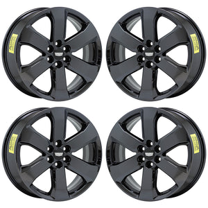 20" Cadillac XT5 SRX PVD Black Chrome wheels rim Factory OEM set 4 5845