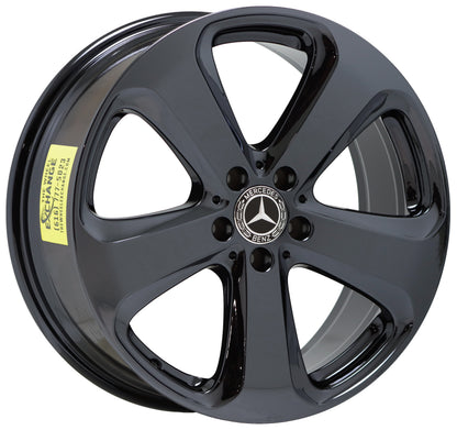 19" Mercedes GLC 300 350e Black Chrome wheels rims OEM set 85481