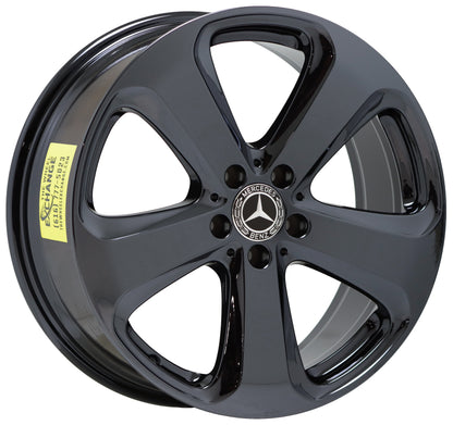 19" Mercedes GLC 300 350e Black Chrome wheels rims OEM set 85481 EXCHANGE