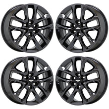 Load image into Gallery viewer, 18&quot; Chevrolet Traverse Black Chrome wheels rims Factory OEM 2018 2019 2020 set 4
