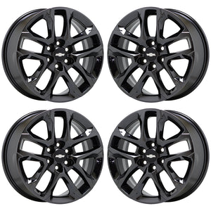 18" Chevrolet Traverse Black Chrome wheels rims Factory OEM 2018 2019 2020 set 4