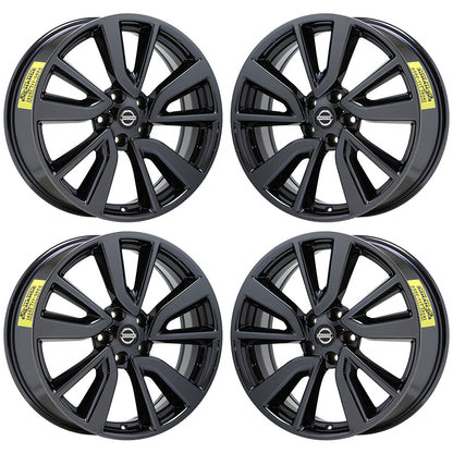 19" Nissan Rogue Sport Black Chrome wheels rims Factory OEM set 62748 EXCHANGE