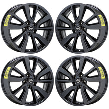 Load image into Gallery viewer, 19&quot; Nissan Rogue Sport Black Chrome wheels rims Factory OEM set 62748 EXCHANGE
