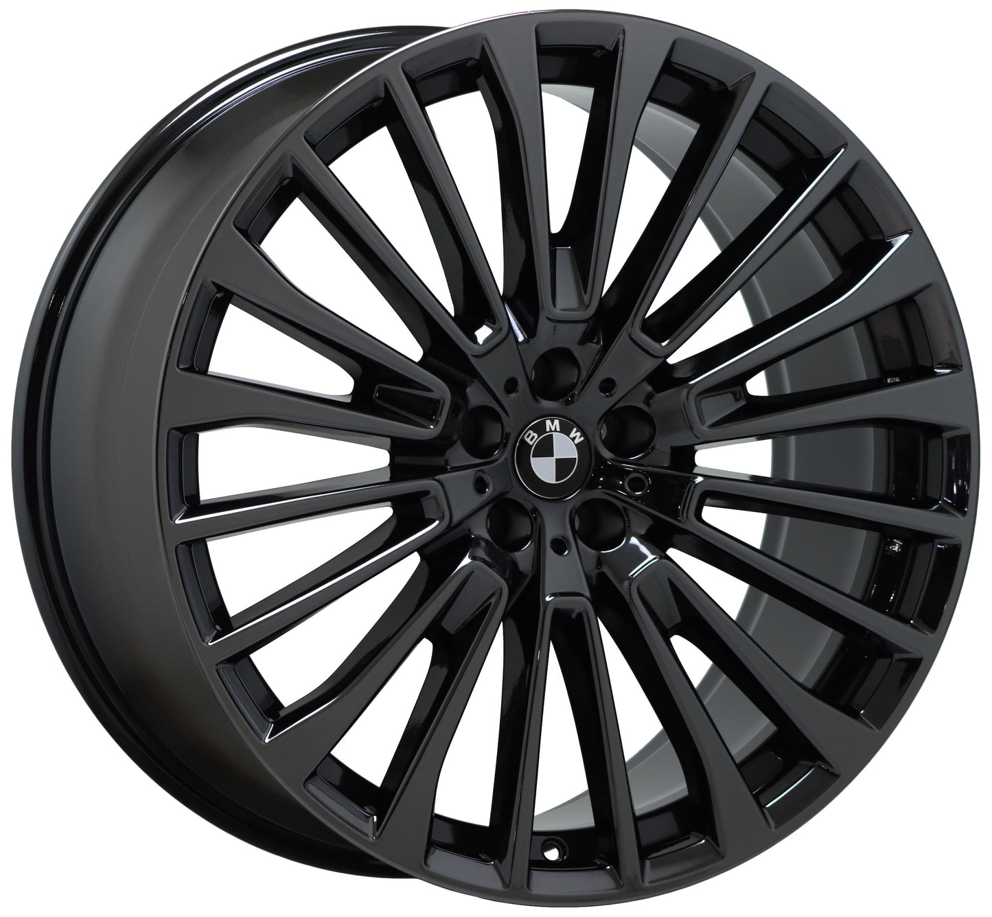 22x9.5 22x10.5 BMW X7 M50i Black Chrome wheels rims 86537 86542 EXCHANGE