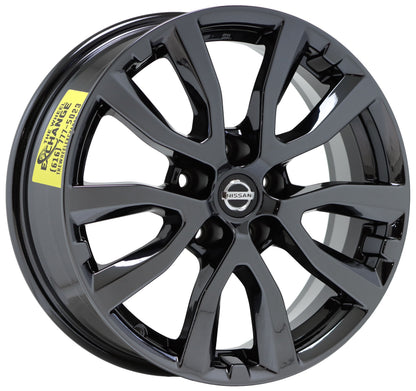 17" Nissan Rogue SV Black Chrome wheels rims Factory OEM set 62746 EXCHANGE