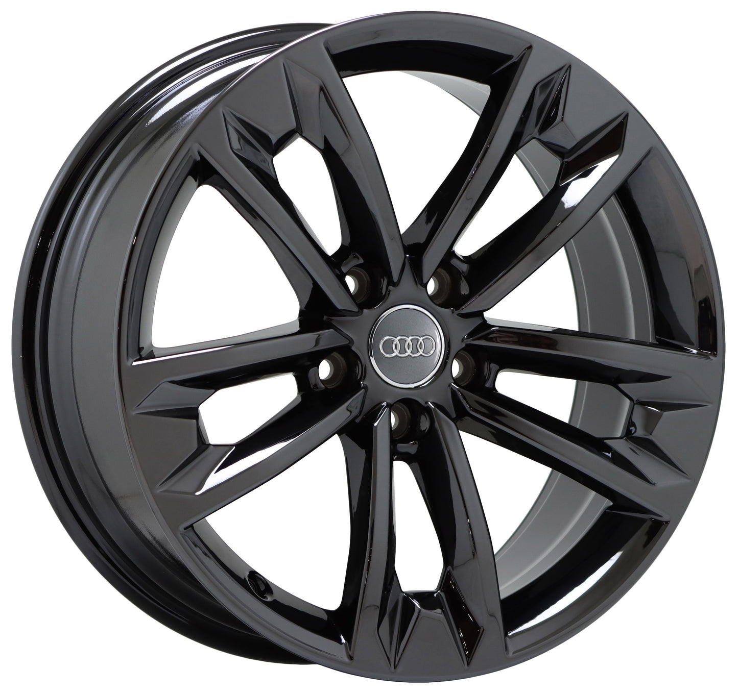 18" Audi Allroad Black Chrome wheels rims Factory OEM Set 59013 EXCHANGE