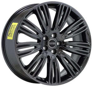 22x9.5 Range Rover Black Chrome wheels rims Factory OEM 2018 2019 2020 72328