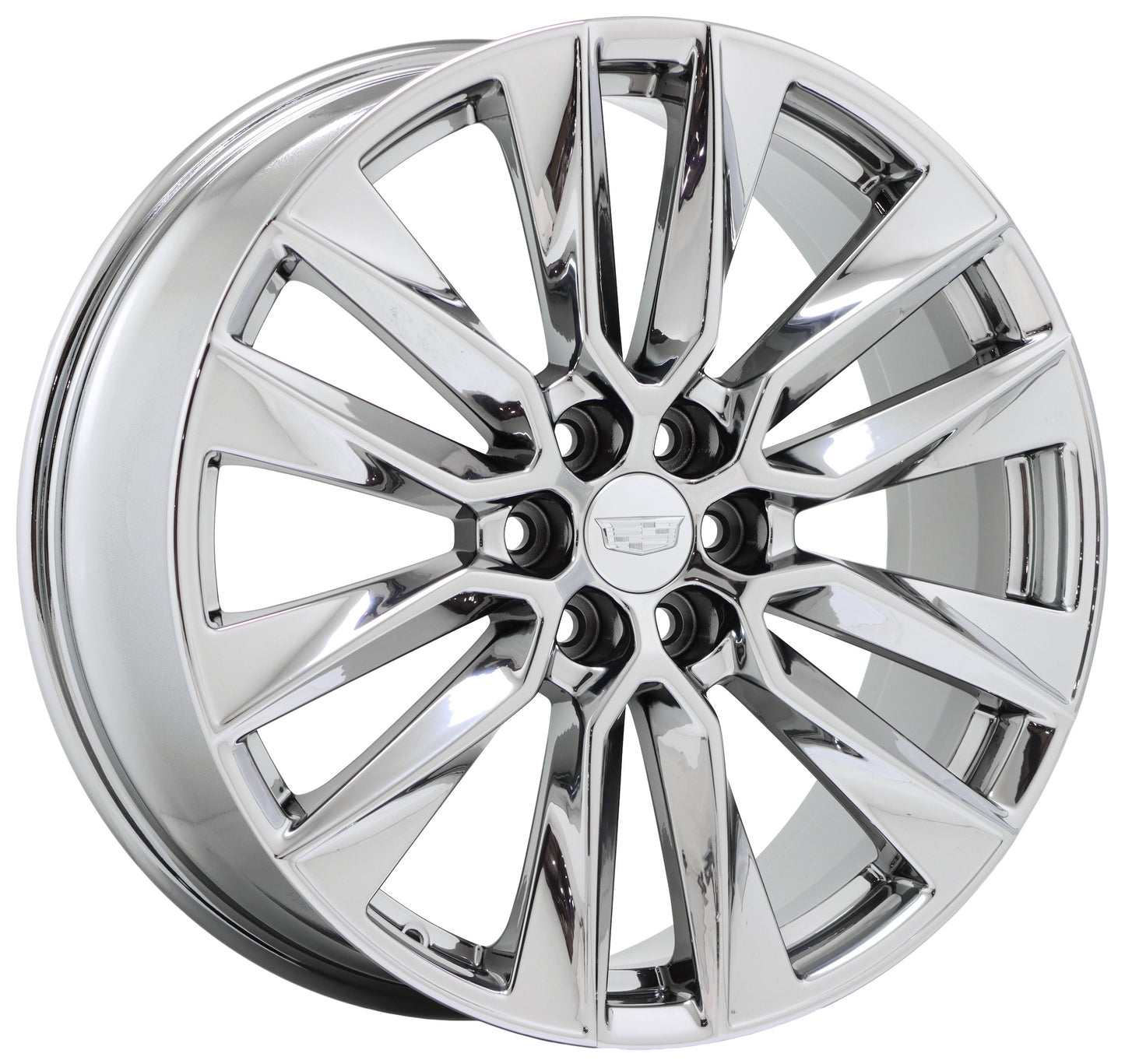 21" Cadillac XT6 Bright Chrome wheels rims Factory OEM GM set 4851 EXCHANGE