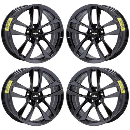 20x8.5 20x9.5 Camaro SS Black Chrome wheels rims OEM set 4 97952 97953 EXCHANGE