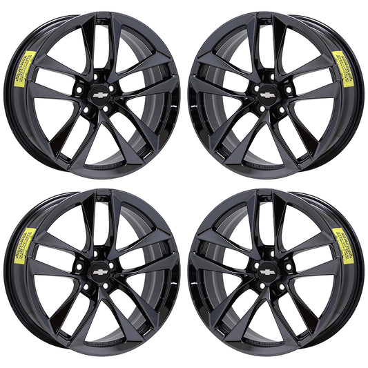 20x8.5 20x9.5 Camaro SS Black Chrome wheels rims OEM set 4 97952 97953 EXCHANGE