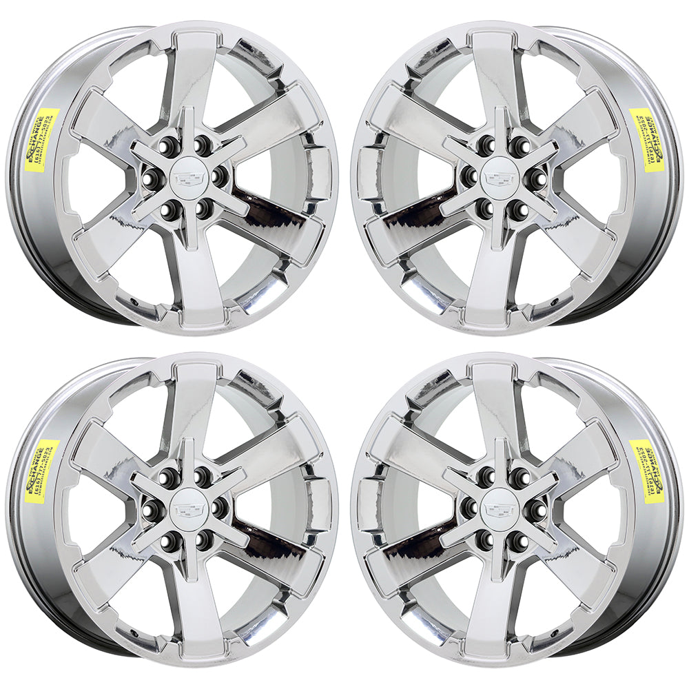22" Escalade Silverado SIerra Bright Chrome wheels rims Factory OEM CK162 5662