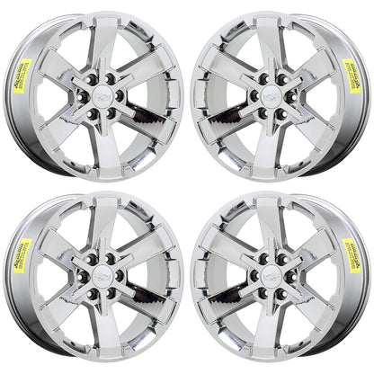 22" Escalade Silverado SIerra Bright Chrome wheels rims Factory OEM CK162 5662
