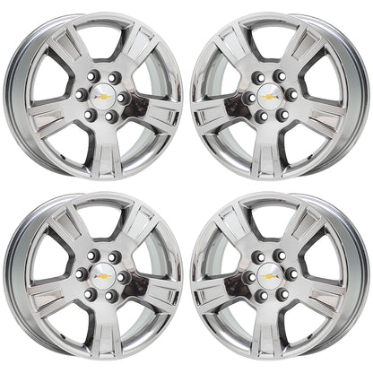 18" Chevrolet Traverse Bright Chrome wheels rims Factory OEM set 4 5280