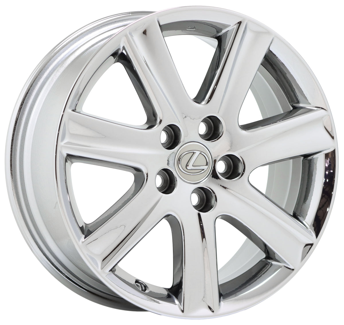 17" Lexus ES350 Bright Chrome wheels rims Factory OEM set 74190 EXCHANGE