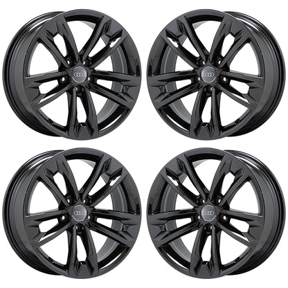 18" Audi Allroad Black Chrome wheels rims Factory OEM Set 59013 EXCHANGE