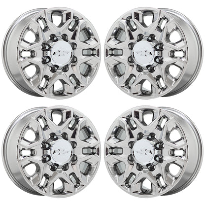 18" Silverado 2500 3500 Bright Chrome wheels rims Factory OEM set 4 5959