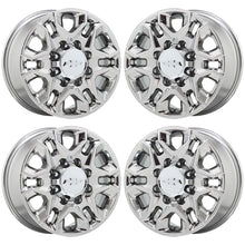 Load image into Gallery viewer, 18&quot; Silverado 2500 3500 PVD Chrome wheels rims Factory OEM 2020 2021 set 4 5959
