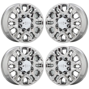 18" Silverado 2500 3500 PVD Chrome wheels rims Factory OEM 2020 2021 set 4 5959
