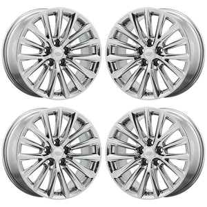 19" Cadillac CT5 CT6 Bright Chrome wheels rims Factory OEM set 4842 EXCHANGE