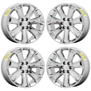22" Cadillac Escalade PVD Chrome wheels rims Factory OEM set 4 CK163 5665