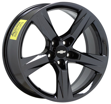 20x8.5" 20x9.5" Camaro SS Black Chrome wheels rims Factory OEM GM set 5760 5764