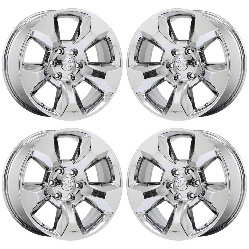 20" Dodge Ram 1500 Bright Chrome wheels rims Factory OEM 2019-2020 set 4 2675