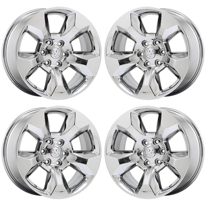 20" Dodge Ram 1500 Bright Chrome wheels rims Factory OEM 2019-2020 set 4 2675