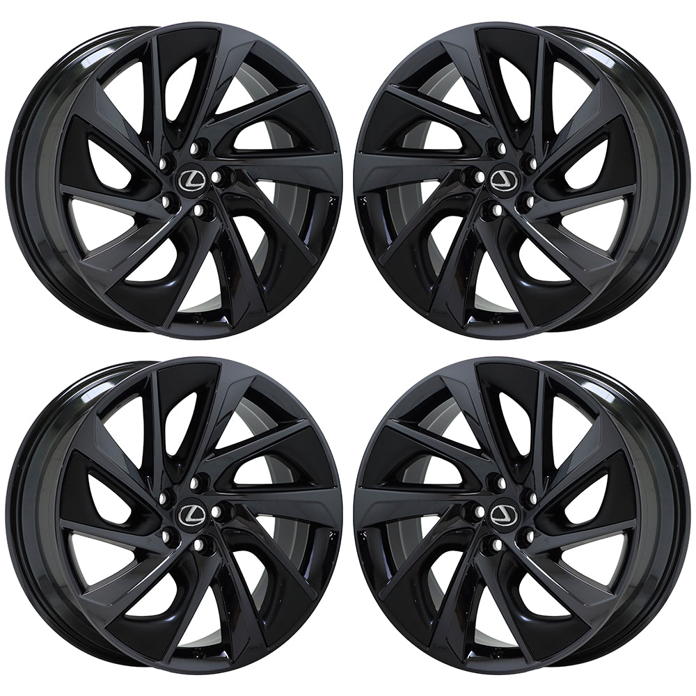 20" Lexus RX350 RX450H Black Chrome wheels rims Factory OEM set 74337 EXCHANGE