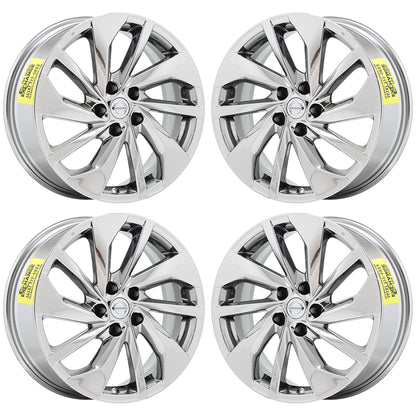 18" Nissan Rogue Bright Chrome wheels rims Factory OEM set 62619 EXCHANGE