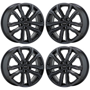 19" GMC Terrain Black Chrome wheels rims Factory OEM set 4 5836