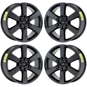 20" Ford F150 Truck Black Chrome wheels rims Factory OEM set 4 10005