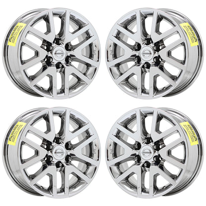 16" Nissan Frontier Xterra Bright Chrome wheels rims Factory OEM 62611 EXCHANGE