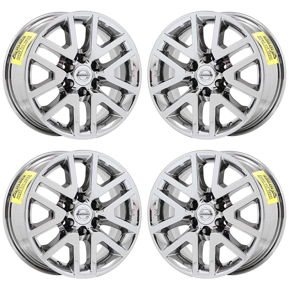 16" Nissan Frontier Xterra Bright Chrome wheels rims Factory OEM 62611 EXCHANGE